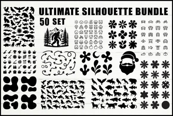 Download Ultimate Silhouette Vector Bundle - Vector bundle Collection