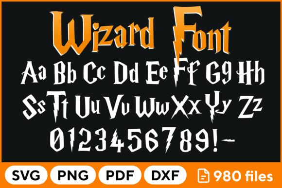 Download Wizard Font Svg Png Pdf Dxf - Premium Resources