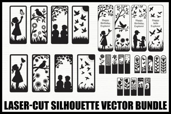 Download Laser Cut Silhouette Vector Bundle - Vector bundle Collection